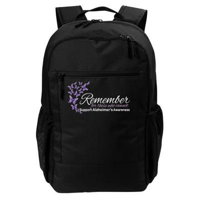 Remember For Those Who Cannot Alzheimers Awareness Daily Commute Backpack