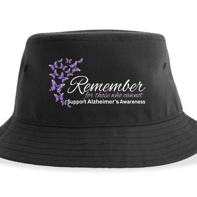 Remember For Those Who Cannot Alzheimers Awareness Sustainable Bucket Hat