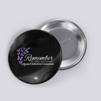 Remember For Those Who Cannot Alzheimers Awareness Button