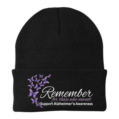 Remember For Those Who Cannot Alzheimers Awareness Beanie