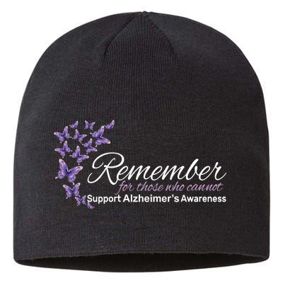 Remember For Those Who Cannot Alzheimers Awareness Sustainable Beanie