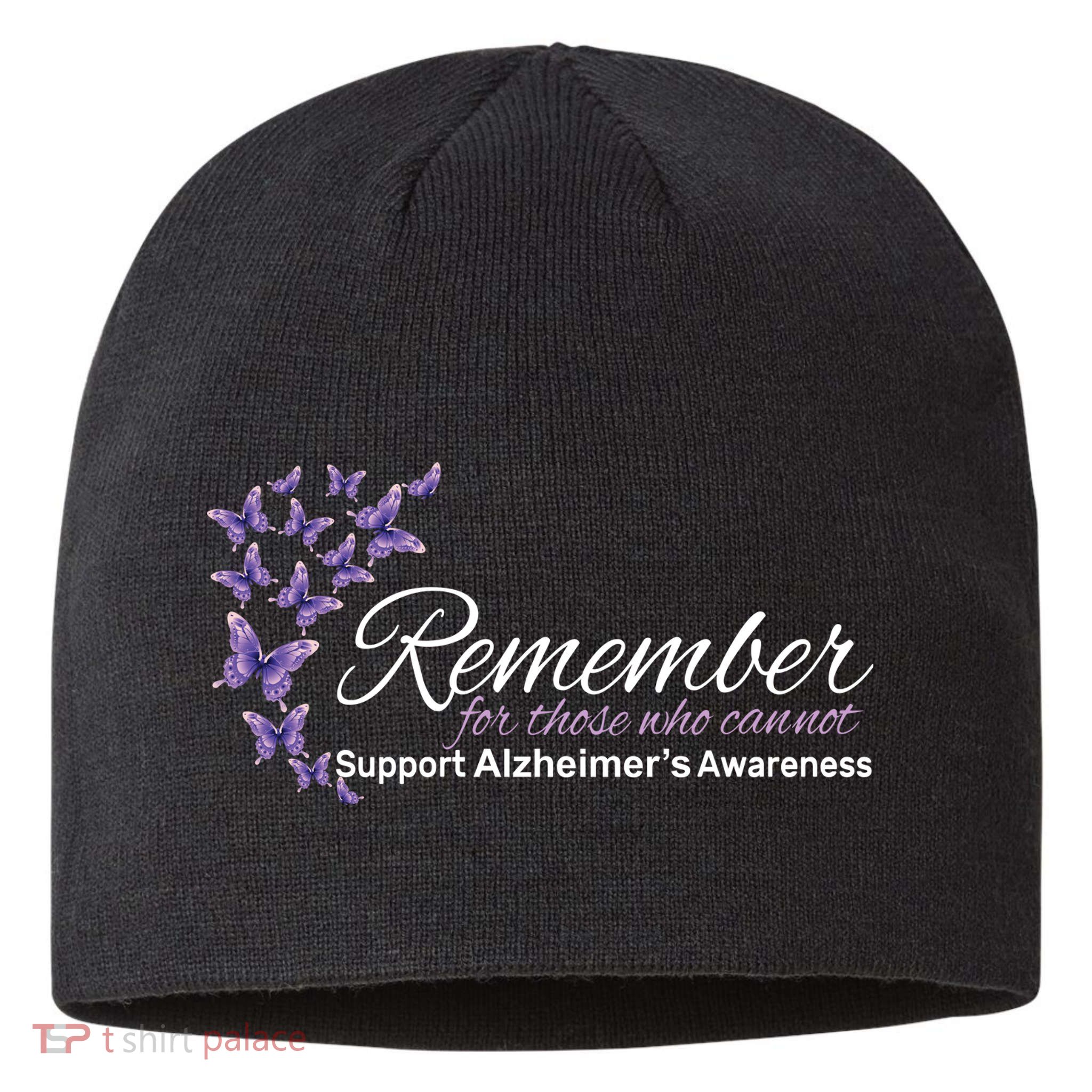 Remember For Those Who Cannot Alzheimers Awareness Sustainable Beanie