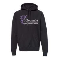 Remember For Those Who Cannot Alzheimers Awareness Premium Hoodie