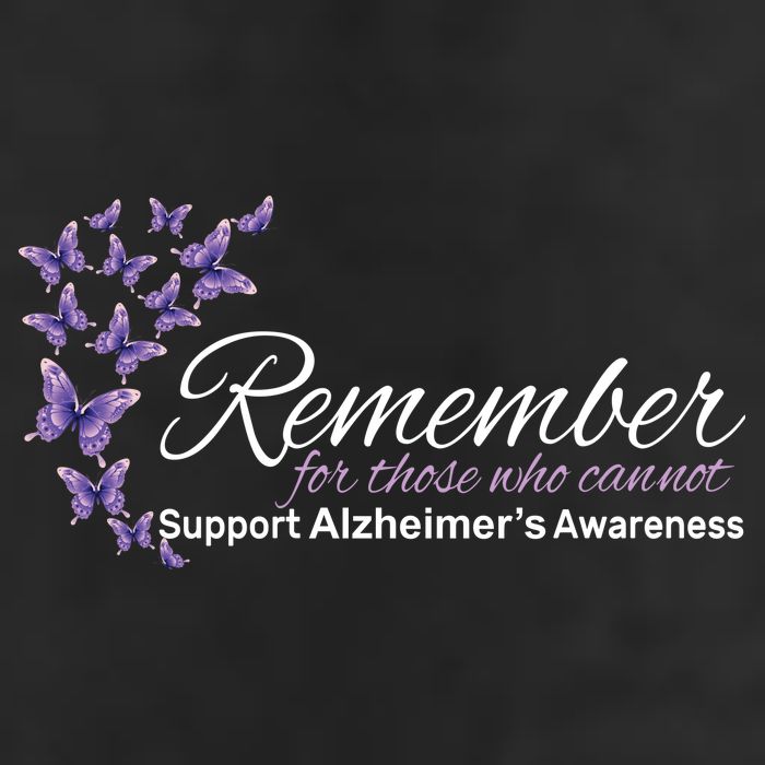 Remember For Those Who Cannot Alzheimers Awareness Large Microfiber Waffle Golf Towel