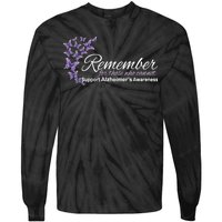 Remember For Those Who Cannot Alzheimers Awareness Tie-Dye Long Sleeve Shirt