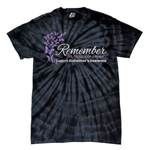 Remember For Those Who Cannot Alzheimers Awareness Tie-Dye T-Shirt