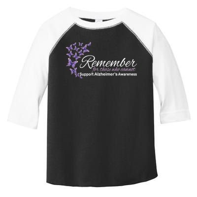 Remember For Those Who Cannot Alzheimers Awareness Toddler Fine Jersey T-Shirt