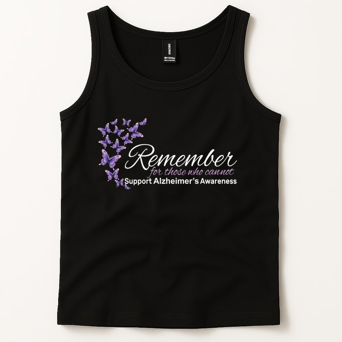 Remember For Those Who Cannot Alzheimers Awareness Tank Top