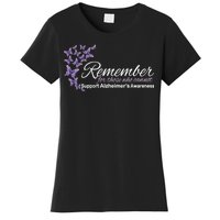 Remember For Those Who Cannot Alzheimers Awareness Women's T-Shirt