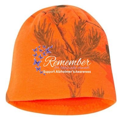 Remember For Those Who Cannot Alzheimers Awareness Kati - Camo Knit Beanie