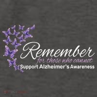 Remember For Those Who Cannot Alzheimers Awareness Vector Backpack