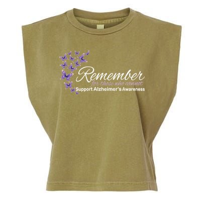 Remember For Those Who Cannot Alzheimers Awareness Garment-Dyed Women's Muscle Tee