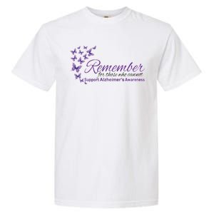 Remember For Those Who Cannot Alzheimers Awareness Garment-Dyed Heavyweight T-Shirt