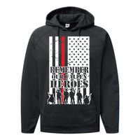 Remember Our Fallen Heroes Performance Fleece Hoodie