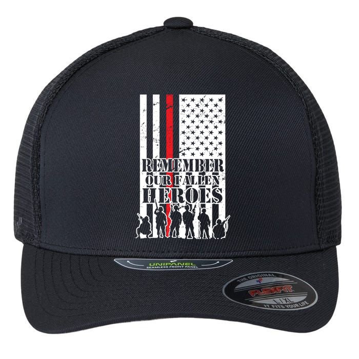 Remember Our Fallen Heroes Flexfit Unipanel Trucker Cap