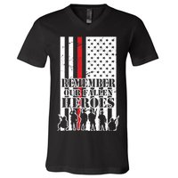 Remember Our Fallen Heroes V-Neck T-Shirt