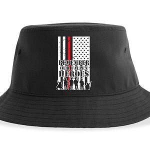 Remember Our Fallen Heroes Sustainable Bucket Hat