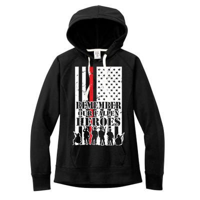 Remember Our Fallen Heroes Women's Fleece Hoodie