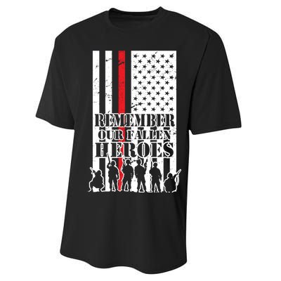 Remember Our Fallen Heroes Performance Sprint T-Shirt