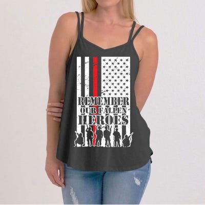 Remember Our Fallen Heroes Women's Strappy Tank