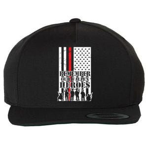 Remember Our Fallen Heroes Wool Snapback Cap