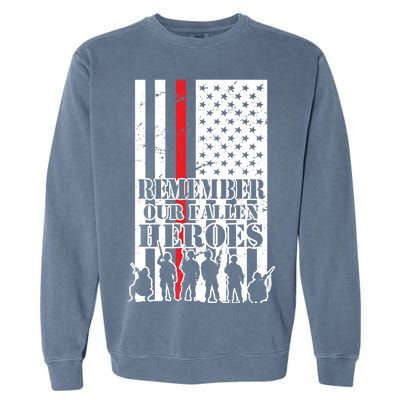 Remember Our Fallen Heroes Garment-Dyed Sweatshirt