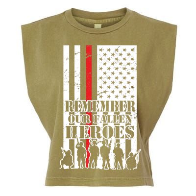 Remember Our Fallen Heroes Garment-Dyed Women's Muscle Tee