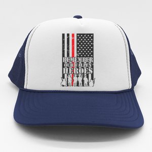 Remember Our Fallen Heroes Trucker Hat