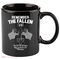 Remember The Fallen 11oz C Handle Ceramic Mug
