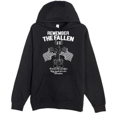 Remember The Fallen Premium Pullover Hoodie