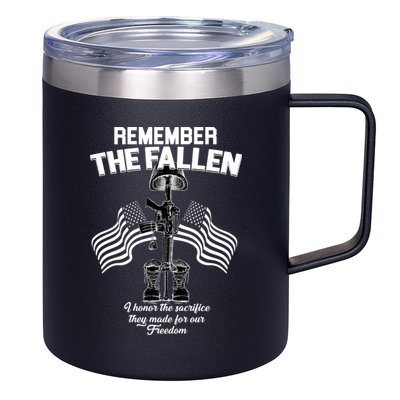Remember The Fallen 12oz Stainless Steel Coffee Mug