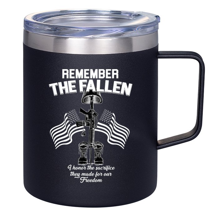 Remember The Fallen 12oz Stainless Steel Coffee Mug
