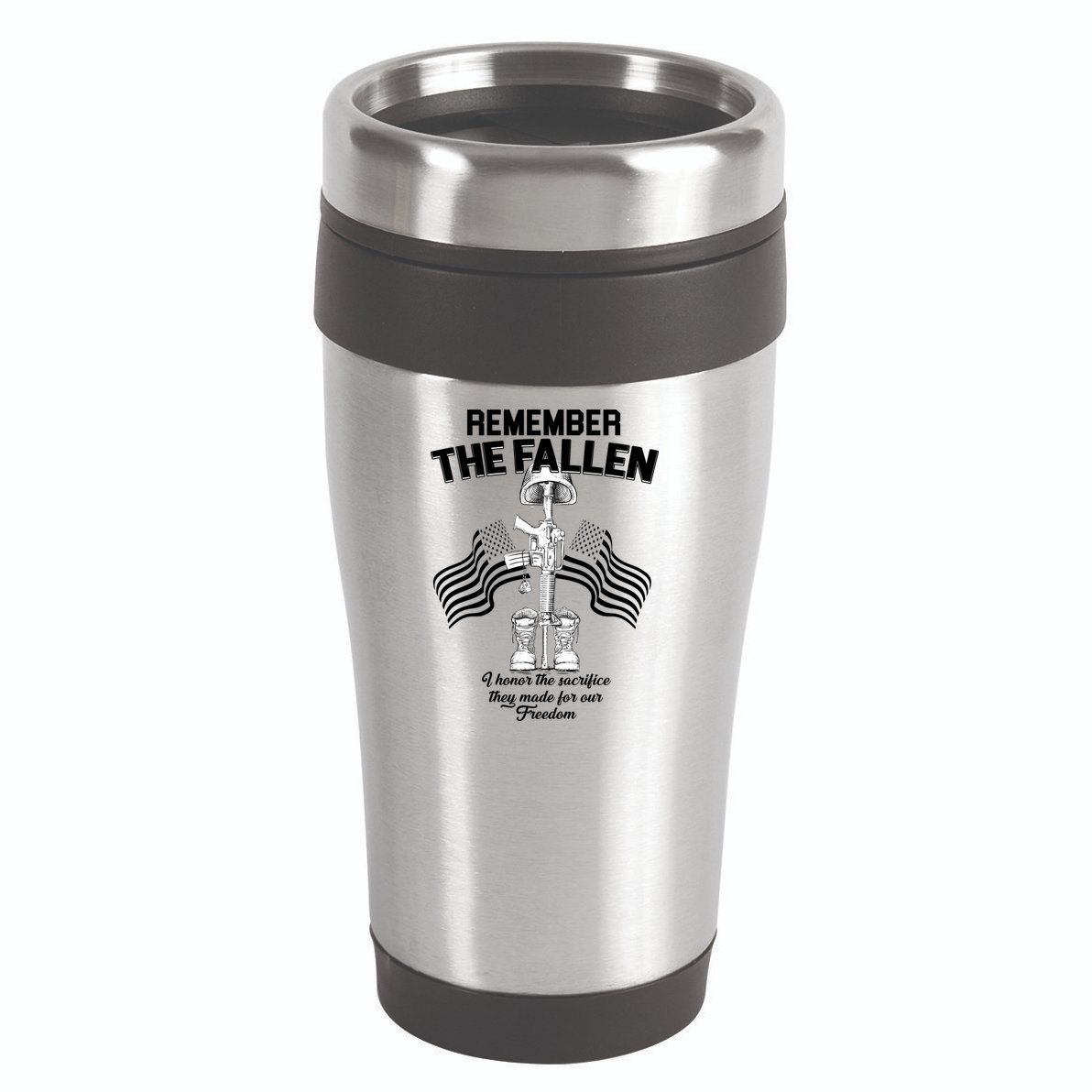Remember The Fallen 16oz Travel Tumbler