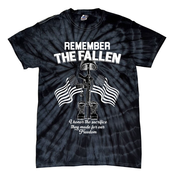 Remember The Fallen Tie-Dye T-Shirt