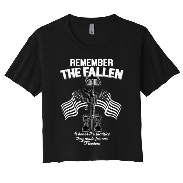 Remember The Fallen Crop Top