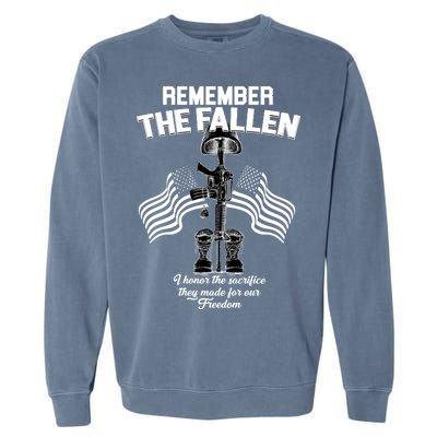 Remember The Fallen Garment-Dyed Sweatshirt