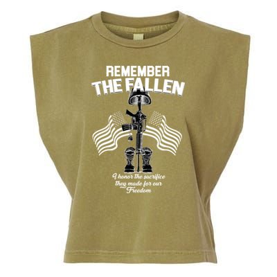 Remember The Fallen Garment-Dyed Women's Muscle Tee