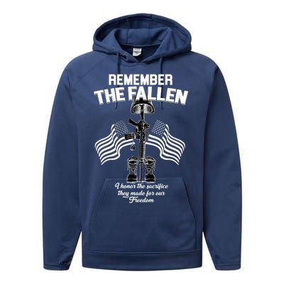 Remember The Fallen Performance Fleece Hoodie