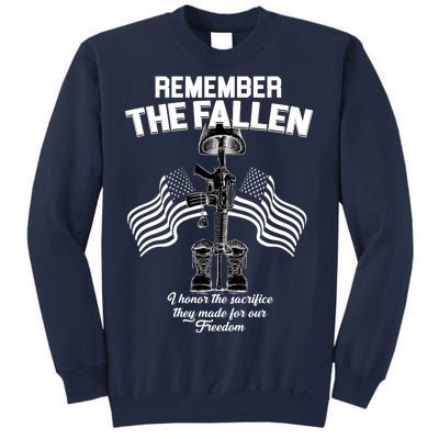 Remember The Fallen Tall Sweatshirt