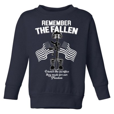 Remember The Fallen Toddler Sweatshirt