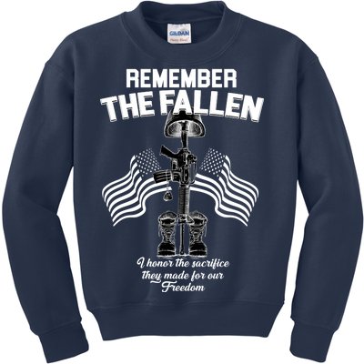 Remember The Fallen Kids Sweatshirt