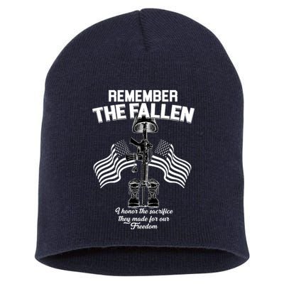 Remember The Fallen Short Acrylic Beanie