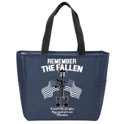 Remember The Fallen Zip Tote Bag