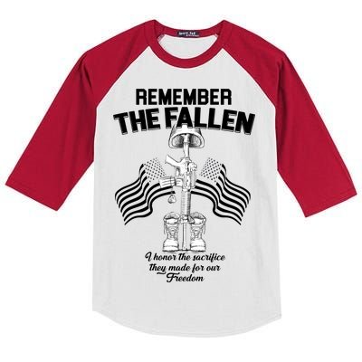 Remember The Fallen Kids Colorblock Raglan Jersey