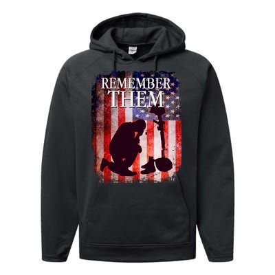 Remember Them Memorial Day Performance Fleece Hoodie