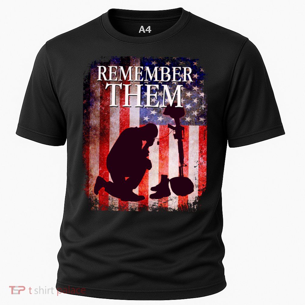 Remember Them Memorial Day Cooling Performance Crew T-Shirt