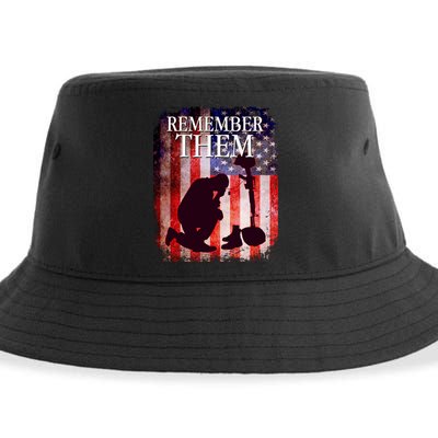 Remember Them Memorial Day Sustainable Bucket Hat