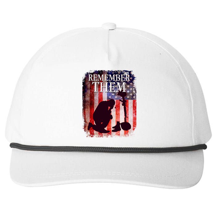 Remember Them Memorial Day Snapback Five-Panel Rope Hat