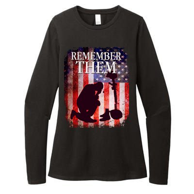 Remember Them Memorial Day Womens CVC Long Sleeve Shirt