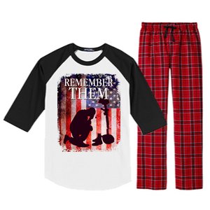 Remember Them Memorial Day Raglan Sleeve Pajama Set